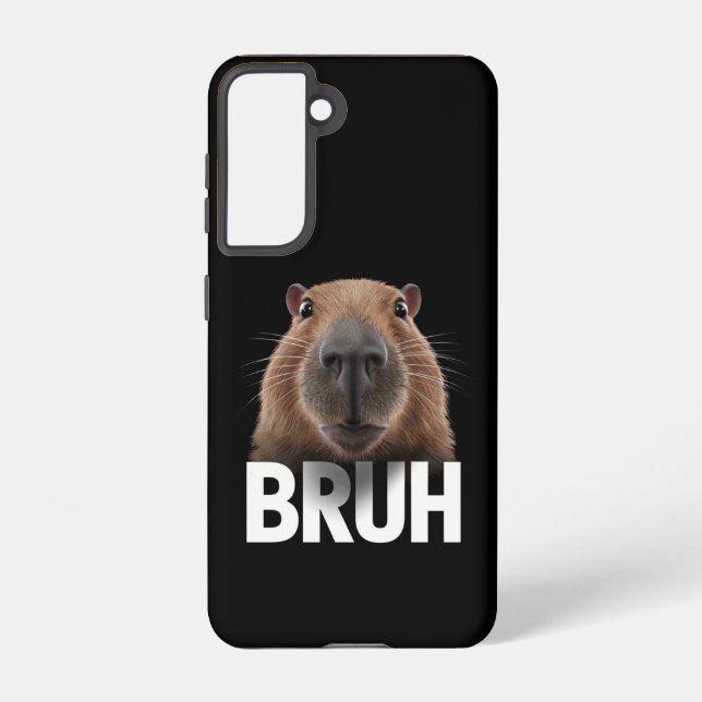 Coque Samsung Galaxy Funny Capybara Bruh (Verso)