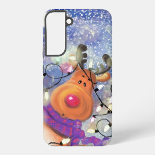 Coque Samsung Galaxy Funny Reindeer Noël Samsung ou coque iphone