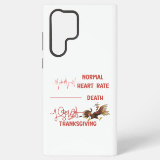 Coque Samsung Galaxy Funny Thanksgiving turkey text.
