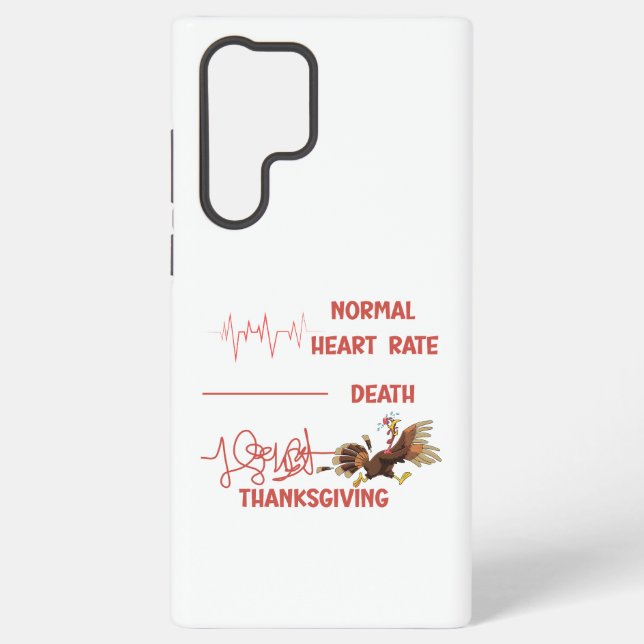 Coque Samsung Galaxy Funny Thanksgiving turkey text. (Verso)
