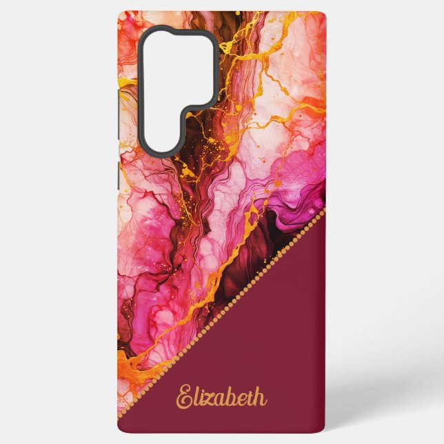 Coque Samsung Galaxy Fusion d'encre vive (Verso)