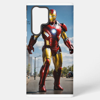 Coque Samsung Galaxy Galaxie Samsung S22 ultra-back couvercle Ironmanst