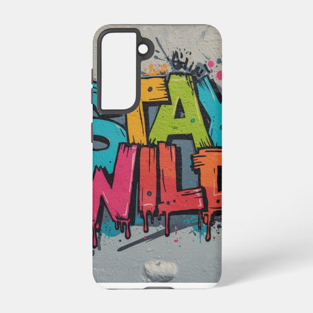 Coque Samsung Galaxy Galaxy Coque - Stay Wild Street Art (Verso)