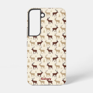 Coque Samsung Galaxy Galaxy S22 Coque de la forêt d'hiver nordique