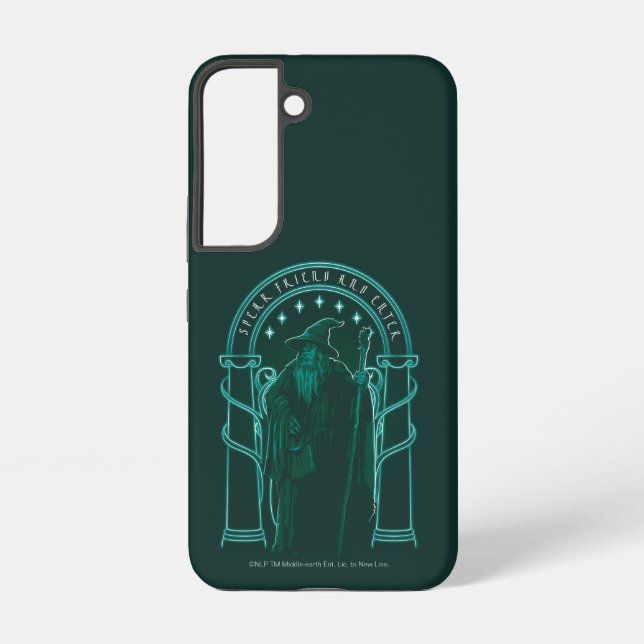 Coque Samsung Galaxy GANDALF™ "Speak Friend And Enter" Doors of Durin (Verso)