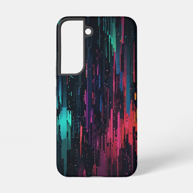 Coque Samsung Galaxy Glitch effect Phone Case (Verso)