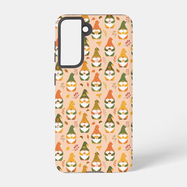 Coque Samsung Galaxy Gnomes d'automne dans le Motif forestier (Verso)