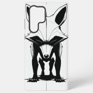 Coque Samsung Galaxy Gras Fox Silhouette - Monochrome Animal Art