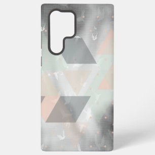 Coque Samsung Galaxy Grey, Pêche et Motif vert tendance