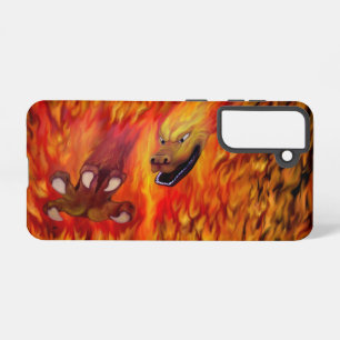 Coque Samsung Galaxy Griffe de dragon rouge