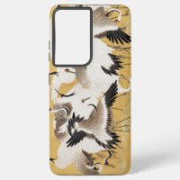 Grues d'horloges japonaises Vintage Bird Rich Clas