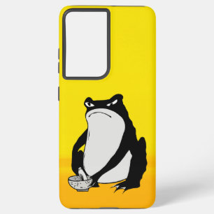 Coque Samsung Galaxy Grumpy Frog dessin art japonais par Matsumoto Hoji