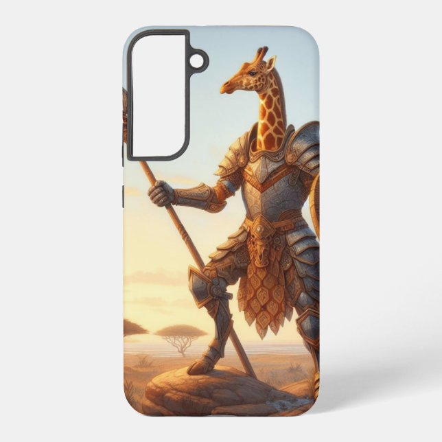 Coque Samsung Galaxy Guerrier de girafe (Verso)