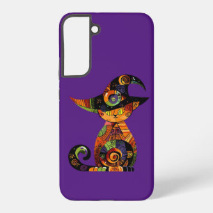 Coque Samsung Galaxy Halloween/mystique/chat/chute