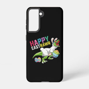 Coque Samsung Galaxy Happy Easttrawr T Rex Dinosaur Easter Bunny Egg