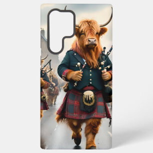 Coque Samsung Galaxy Harmonie des Highlands : groupe de vaches highland
