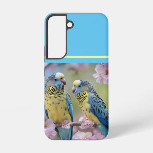 Coque Samsung Galaxy Harmonie printanière : Économies bleues et jaunes
