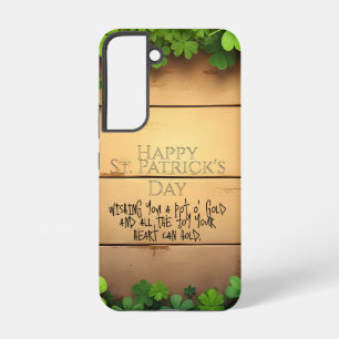 Coque Samsung Galaxy Heureux voeux de la Saint-Patrick 🍀