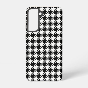 Coque Samsung Galaxy Houndstooth BW Rpt Motif