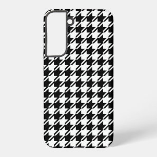 Coque Samsung Galaxy Houndstooth BW Rpt Motif