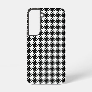 Coque Samsung Galaxy Houndstooth BW Rpt Motif