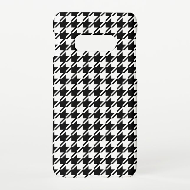 Coque Samsung Galaxy Houndstooth BW Rpt Motif (Dos)