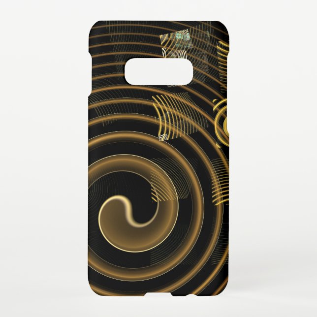Coque Samsung Galaxy Hypnose Mat d'art Abstrait (Dos)