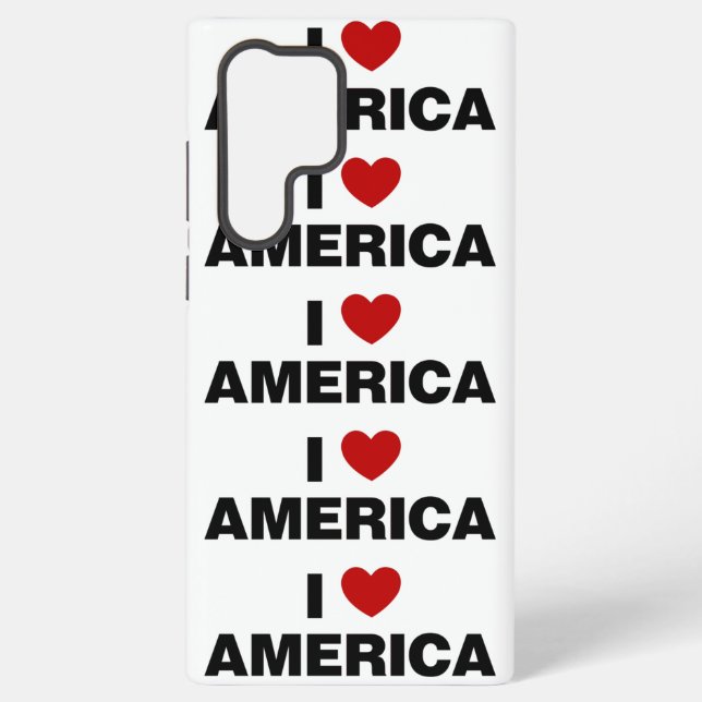Coque Samsung Galaxy I Love America  (Verso)