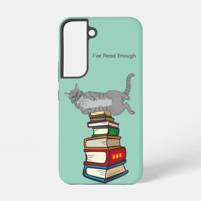 Coque Samsung Galaxy I’ve Read Enough Cat Samsung Galaxy Case (Verso)