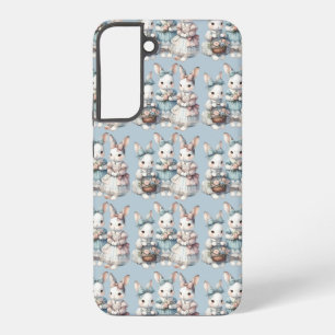 Coque Samsung Galaxy Illustration aquarelle des sœurs lapines de cottag