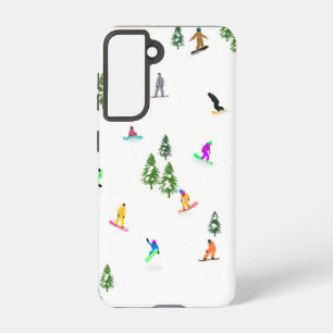 Coque Samsung Galaxy Illustration du snowboard moderne