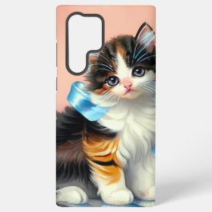 Coque Samsung Galaxy Illustration vintage Calico Kitten