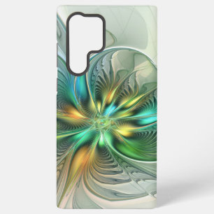 Coque Samsung Galaxy Imaginaire coloré Moderne Fleur Abstraite Fractale