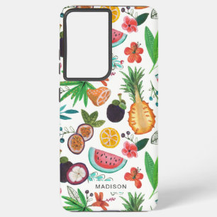 Coque Samsung Galaxy Impression fille de fruit tropical