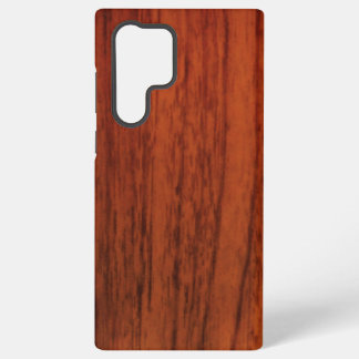 Coque Samsung Galaxy Impression sur bois d'acajou