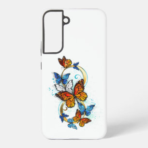 Coque Samsung Galaxy Infinité de papillons monarques
