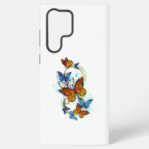 Coque Samsung Galaxy Infinité de papillons monarques
