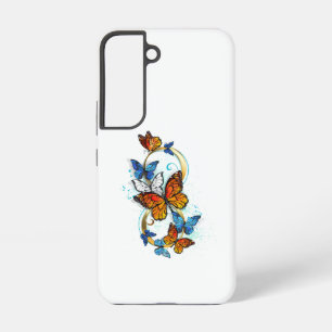 Coque Samsung Galaxy Infinité de papillons monarques
