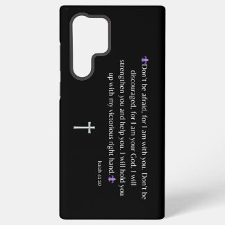 Coque Samsung Galaxy Isaïe 41:10 Bible Verse iPhone / coque ipad