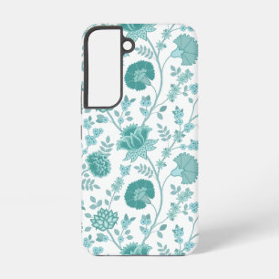 Coque Samsung Galaxy Jacobean Floral Big Motif Tee sur blanc
