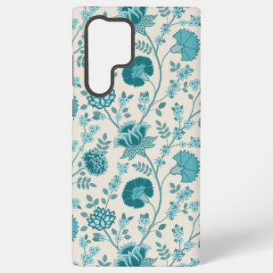 Coque Samsung Galaxy Jacobean Floral Big Motif Tee sur Crème