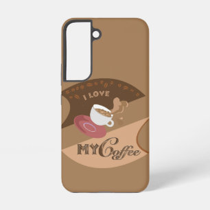 Coque Samsung Galaxy J'adore mon café rétro Java