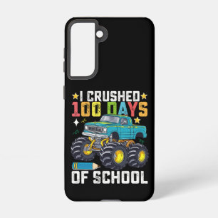 Coque Samsung Galaxy J'Ai Écrasé 100 Jours De Camion Monster De L'École