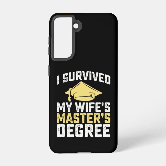 Coque Samsung Galaxy J'ai survécu à la maîtrise de ma femme (Verso)