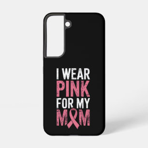 Coque Samsung Galaxy Je Porte Du Rose Pour Ma Mère Sensibilisation Au C