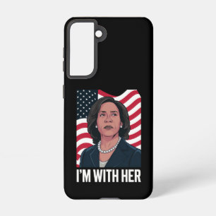 Coque Samsung Galaxy Je suis avec elle Kamala Vote pour 2024 Président