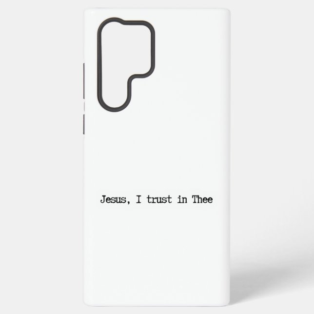 Coque Samsung Galaxy Jesus I Trust In You Minimalist Samsung Case (Verso)