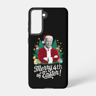 Coque Samsung Galaxy Joe Biden Noël Père Noël Joyeux 4ème Noël Pâques