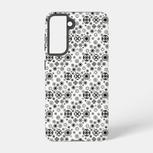 Coque Samsung Galaxy Joli motif décoratif arabesque noir et blanc