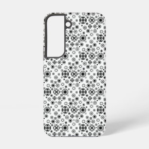 Coque Samsung Galaxy Joli motif décoratif arabesque noir et blanc